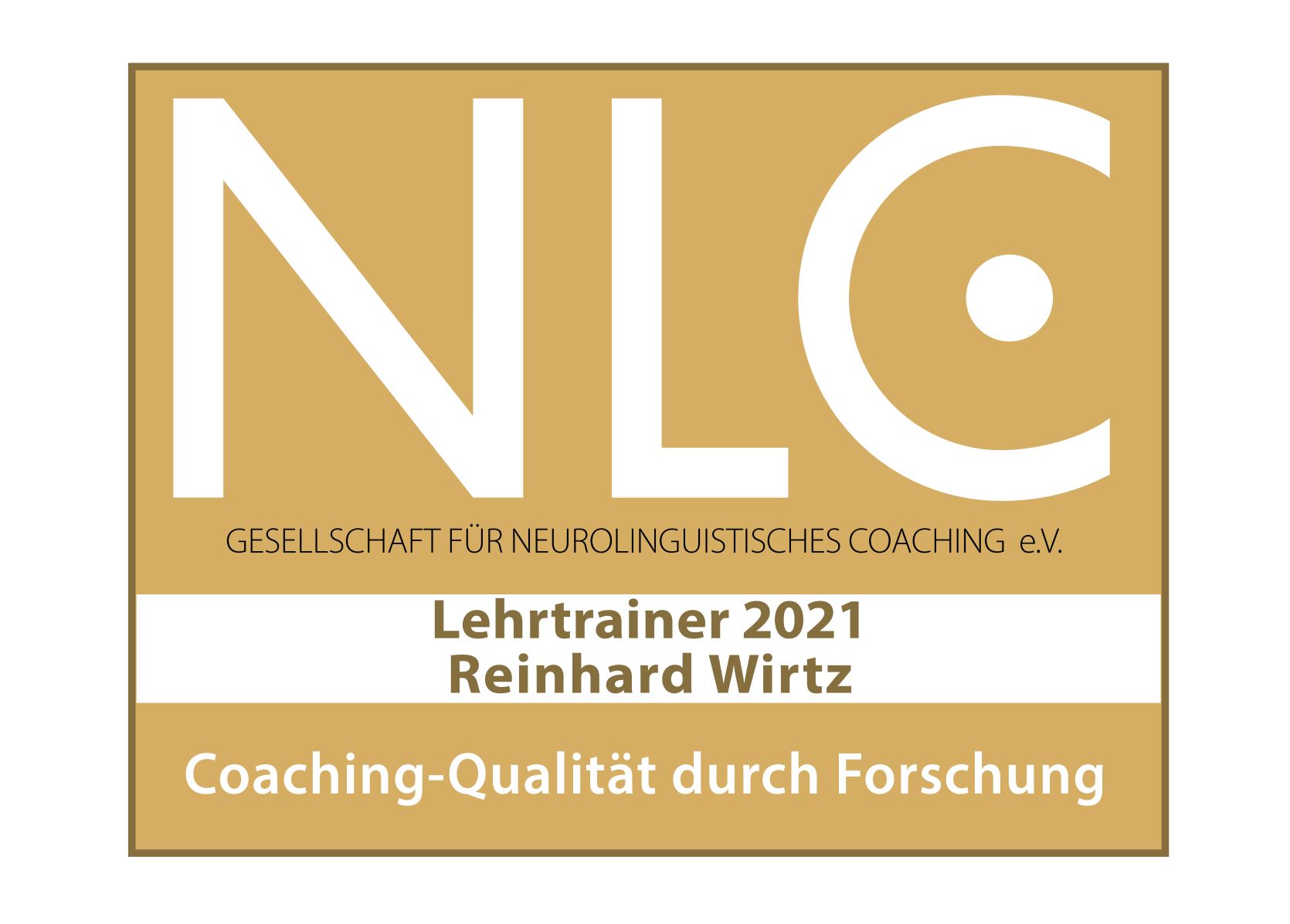 NLC Neurolinguistisches Coaching Reinhard Wirtz
